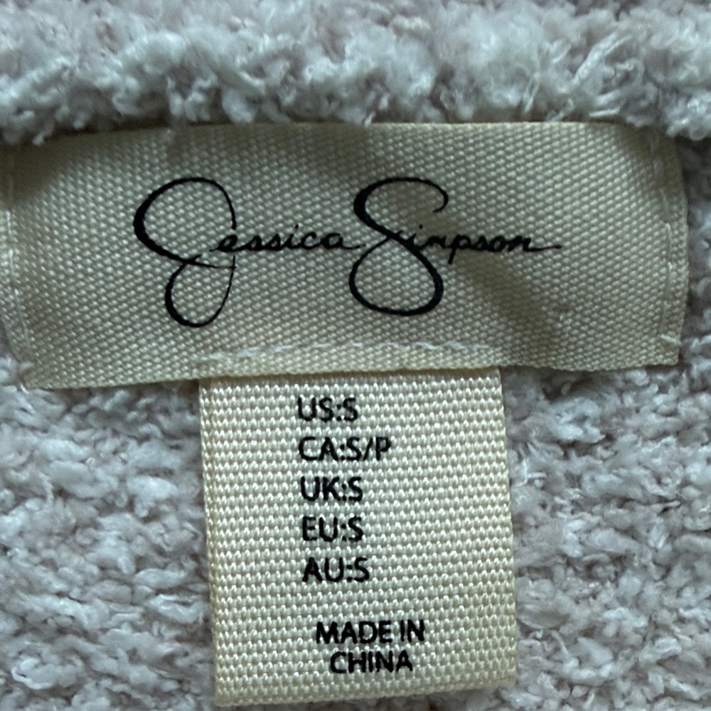 Jessica Simpson Cream and Tan Patterned Sweater - Picture 2 of 6